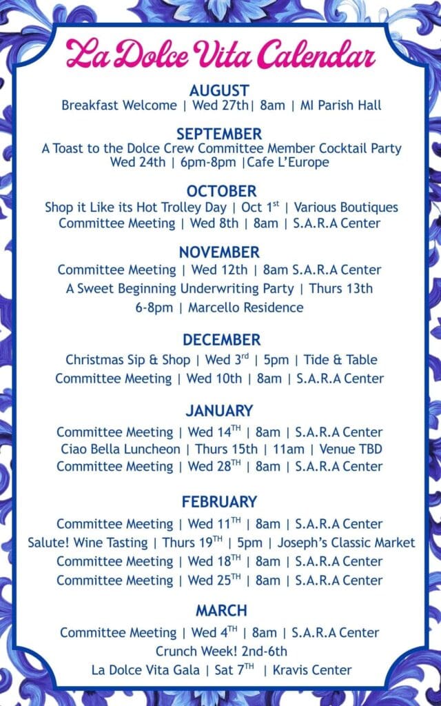 Social Calendar for gala